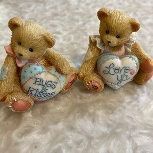 Cherished Teddies: set of two mini bears